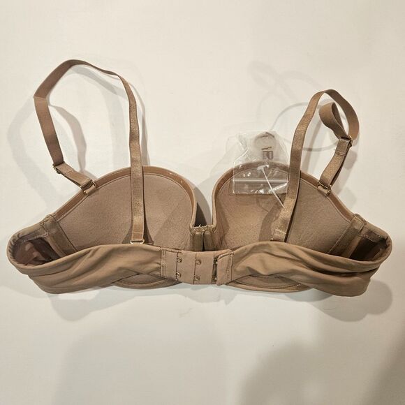 Thirdlove Tan/Taupe 24/7 Classic Strapless Bra, Size 34AA - Picture 3 of 5